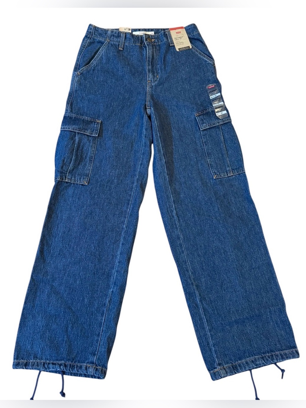 NWT Levi’s ’94 Baggy Cargo Jeans 26x30 Blue